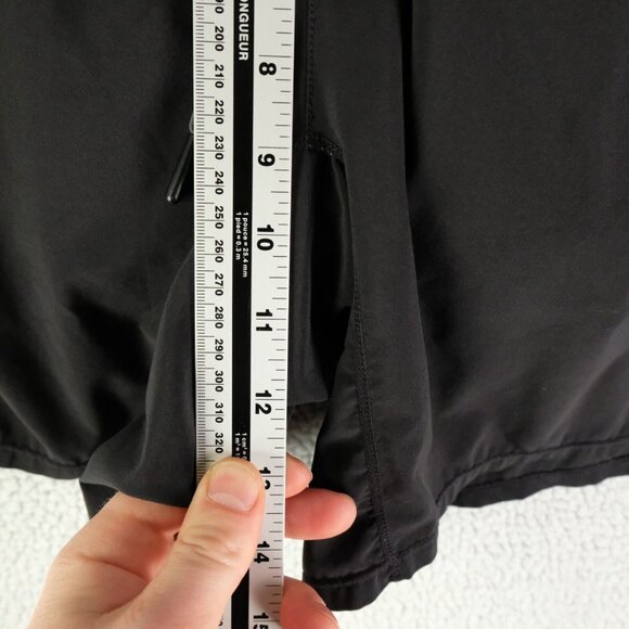 Fourlaps Shorts Mens Small Black Lined Athletic Running Stretch Drawstring - Picture 6 of 10